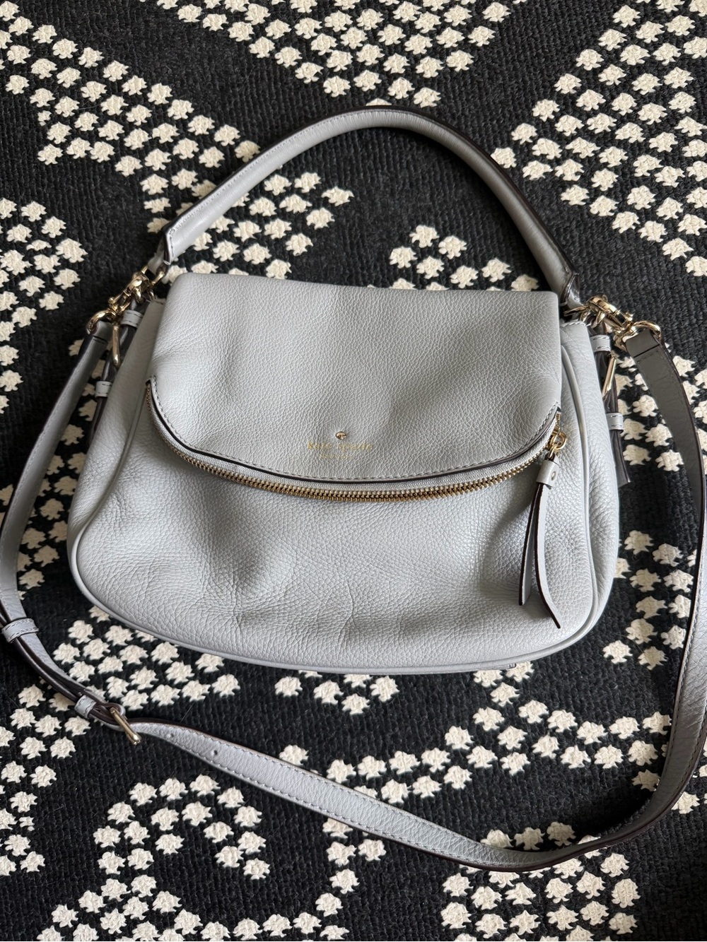 Kate Spade leather convertible crossbody bag